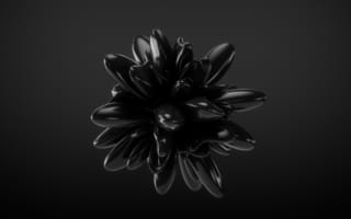 Картинка абстракция, черный, 3D, гладкий, текстура, арт, дизайн