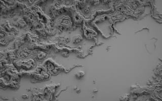 Картинка абстракция, текстура, черно-белый, микроскоп, гладкий, узоры, фоны