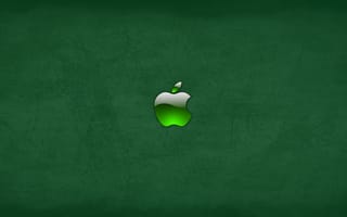 Картинка зеленый, apple, mac, яблоко