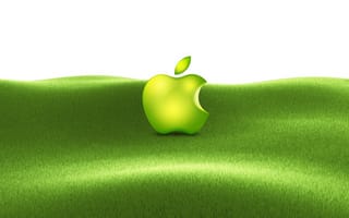 Картинка mac, apple, трава