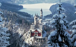Картинка Германия, замок, бавария