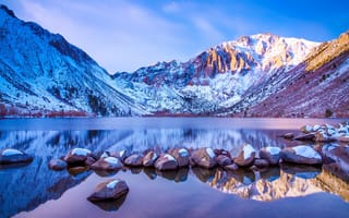 Картинка lake, reflection, mountain