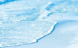 Картинка природа, волна, голубой, вода, море