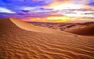 Картинка пейзаж, пески, пустыня