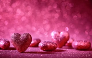 Обои День, святого, розовая, розовых, Розовый, Валентина, серце, розовые, сердечко, сердца, влюблённых, всех, Сердце