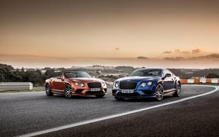 Обои Bentley, 2011-2017, Автомобили, два, авто, Бентли, GT, Двое, машины, вдвоем, машина, Continental, две, автомобиль