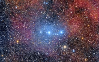 Картинка Звезды, Туманности, Sh2-264, космосе, Космос