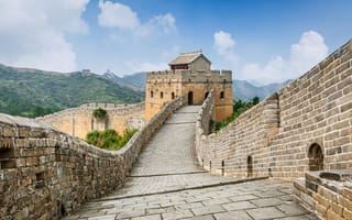 Картинка Китай, Великая, стене, стены, стена, Города, стенка, город, Китайская, Стена