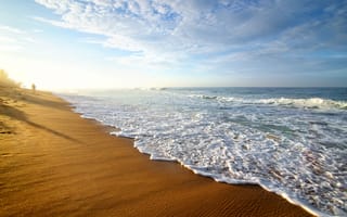 Обои Шри-Ланка, Пляж, Побережье, пляжи, Небо, берег, пляже, Волны, пляжа, Природа