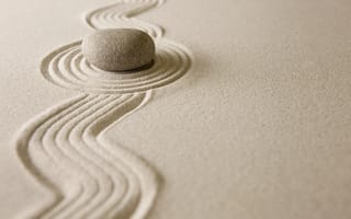 Обои zen, Песок, песке, песка, Камни, Камень
