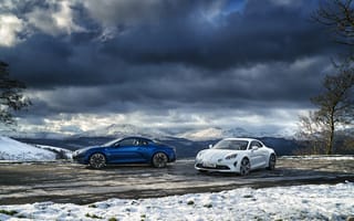 Картинка Рено, 2017-19, Двое, Автомобили, Alpine, вдвоем, A110, Машины, Авто, Renault