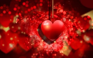 Обои День, всех, Красный, влюблённых, красная, серце, красные, святого, Сердце, сердечко, красных, сердца, Валентина