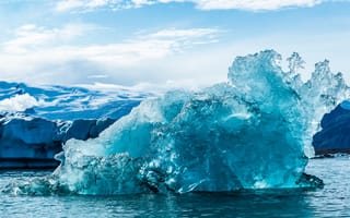 Картинка Исландия, Auster-Skaftafellssysla, Лед, льда, Природа
