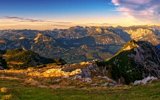 Картинка Альпы, Австрия, Горы, Пейзаж, Styria, Luppitsch, альп, Природа, гора