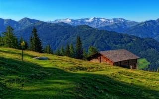 Картинка альп, Австрия, Альпы, Горы, гора, Природа, Луга, Styria, Luppitsch