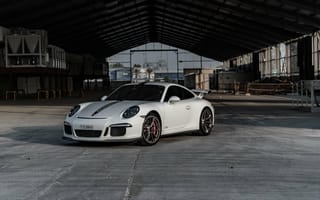 Обои Porsche, 911, Порше, авто, белые, машина, Белый, автомобиль, Автомобили, белая, GT3, белых, RS, машины
