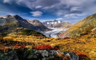 Картинка альп, Швейцария, Альпы, Горы, Природа, Aletsch, гора, Glacier
