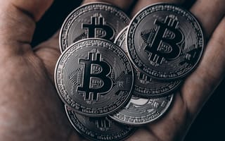 Картинка Монеты, Биткоин, Крупным, планом, вблизи, Деньги, Bitcoin
