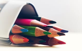Картинка карандаш, Разноцветные, карандаша, планом, карандашей, Крупным, Карандаши, вблизи