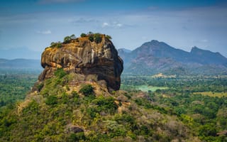 Картинка Шри-Ланка, Sigiriya, Pidurangala, Matale, District, скалы, скале, Скала, Природа, Горы, гора, Утес