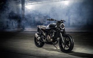 Картинка 2017, Husqvarna, черные, Мотоциклы, черная, Svartpilen, мотоцикл, Concept, Черный, 701, черных