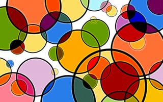 Картинка Текстура, круг, окружность, Геометрия, Круги, Разноцветные