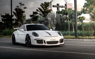 Картинка Porsche, GT3, белые, Белый, Порше, 911, машина, белая, машины, белых, Автомобили, автомобиль, авто