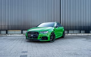 Картинка Audi, ABT, автомобиль, зеленая, RS3, Зеленый, авто, Автомобили, зеленых, зеленые, Ауди, машины, машина, Sportback