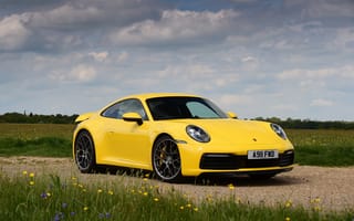 Картинка Porsche, 911, желтые, Порше, Желтый, желтых, авто, желтая, машины, машина, Автомобили, автомобиль