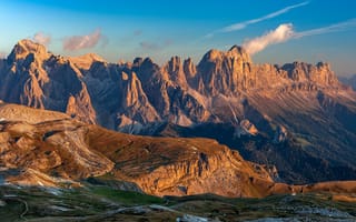 Картинка Альпы, Италия, Горы, group, Dolomites, Природа, Rosengarten, альп, гора