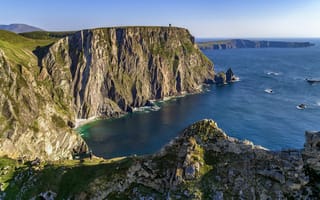 Картинка Ирландия, Donegal, скалы, скале, Скала, берег, Утес, Побережье, Природа