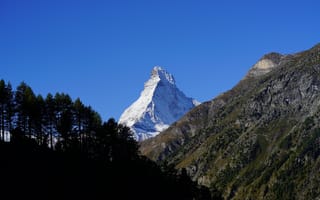 Картинка альп, Швейцария, Природа, Альпы, Alps, Canton, Matterhorn, Pennine, гора, Горы, Valais
