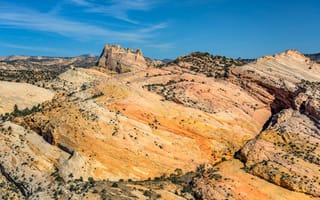 Картинка штаты, Escalante, Природа, скале, Утес, америка, США, Скала, National, Monument, Utah, скалы