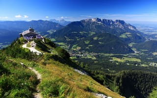 Картинка Бавария, альп, Германия, Альпы, Obersalzberg, гора, Природа, Горы