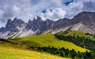 Картинка Альпы, Италия, облако, Облака, Горы, Trentino-Alto, Природа, альп, Adige, Dolomites, облачно, гора