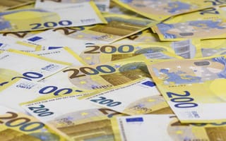 Картинка Евро, Купюры, Деньги, Банкноты, Много, 200