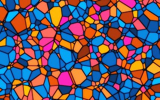 Картинка Текстура, mosaic, стеклом, стекле, Разноцветные, Стекло