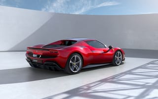 Картинка Ferrari, 296, машины, GTB, красных, авто, Феррари, Металлик, машина, красная, Красный, (F171), 2022, красные, автомобиль, Автомобили