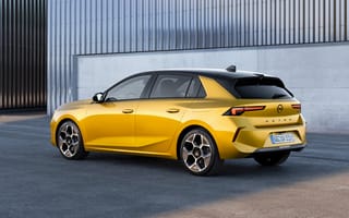 Обои Opel, Astra, Сбоку, машина, Автомобили, Опель, Желтый, Металлик, желтых, автомобиль, желтые, Hybrid, (Worldwide), (L), 2021, желтая, авто, машины
