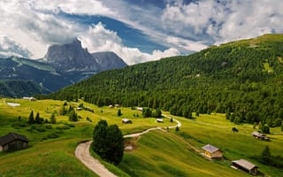 Обои альп, Италия, Облака, Пейзаж, Природа, Adige, Горы, облако, гора, Альпы, облачно, Trentino-Alto, Дороги