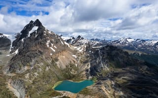 Картинка Аргентина, Ushuaia, Patagonia, Горы, Природа, облако, Облака, гора, облачно