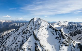 Картинка Андорра, Горы, гора, Природа, снегу, Снег, снеге, снега