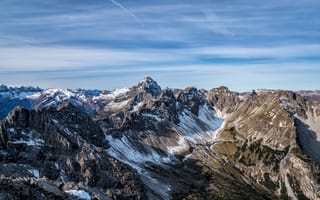 Картинка альп, Австрия, Альпы, Утес, Скала, скале, Природа, скалы, Hochvogel, гора