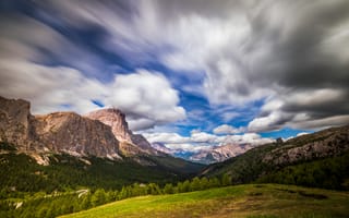 Картинка Альпы, Италия, Облака, гора, альп, Veneto, облачно, Природа, Горы, облако, Пейзаж