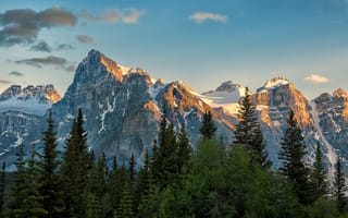 Картинка Канада, Alberta, скалы, Горы, Скала, скале, Природа, Утес, гора