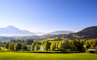 Картинка Альпы, Австрия, Пейзаж, Природа, альп, Kaiser, Wilder, гора, Горы