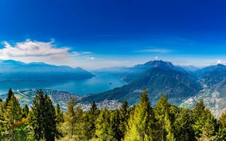 Картинка альп, Швейцария, Горы, панорамная, Lago, Пейзаж, Maggiore, Озеро, Природа, Альпы, гора, Панорама