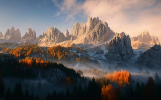 Картинка Италия, Dolomites, Утес, Горы, Природа, скале, скалы, гора, Скала, Пейзаж