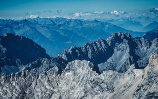 Картинка Бавария, Альпы, Garmisch-Partenkirchen, Скала, Природа, гора, Германия, Горы, альп, скале, скалы, Утес