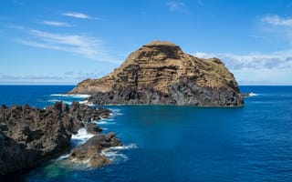 Картинка Португалия, Madeira, Скала, Утес, Природа, скалы, скале, Остров